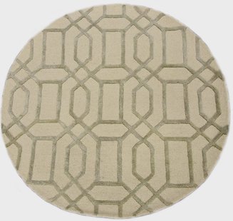 Vloerkleed Vegas rond handgemaakt wol | Bakero