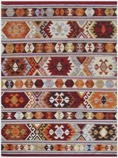 Vloerkleed Raya handgemaakt wol | Bakero