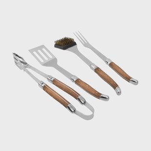 Hâws Laguiole By Hâws BBQ grillset 4-delig Eiken