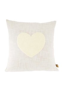 Zusss Kussen Tufted Hart Zand