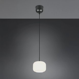 Reality Leuchten Hanglamp Signe, Ø 15 cm, wit, glas, E14