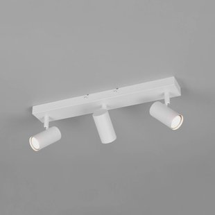 Reality Leuchten Spot Taryn, wit mat, lengte 45 cm, 3-lamps, GU10