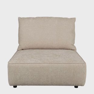 Zuiver modulair bankelement (1,5-zits met rug) Hunter