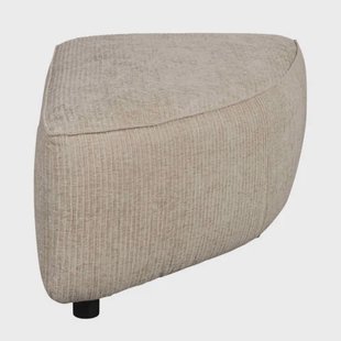 Zuiver modulair bankelement (poef halfrond rechts) Hunter