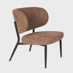 Housecraft Living Housecraft Living Sanne Loungestoelen/ Fauteuil Oranje Grijs - Set van 2 Sanne Loungestoelen/ Fauteuil Oranje Grijs - Set van 2