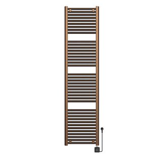 Elektrische Radiator Wiesbaden Elara 181.7x45 Cm Smart Wifi Geborsteld Brons Koper PVD