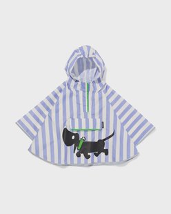 HEMA Takkie babyponcho strepen blauw (blauw)