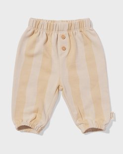 HEMA Newborn broek strepen ecru (ecru)