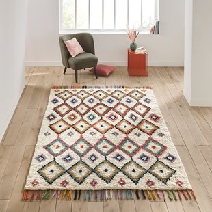 Berberstijl vloerkleed van 100% wol, Ourika