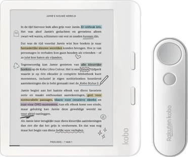 Kobo Libra Colour Wit + Remote