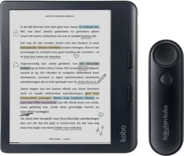 Kobo Libra Colour Zwart + Remote