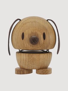 Decoratief object Fuzzle van eikenhout