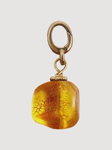 Hanger Harmony met barnsteen voor hondenhalsband