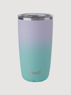 Ge&iuml;soleerde reisbeker Pastel Candy met deksel