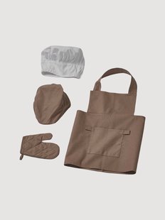 Kinderkeukentextiel Costume, 4-delig