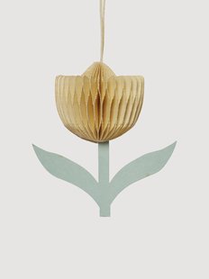 Papieren ornamenten Tulip, 6-delig