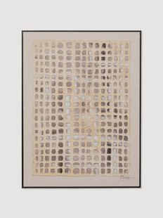 Ingelijst schilderij Glitter Curtain, op canvas