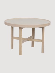 Ronde salontafel Marsden van eikenhout, &Oslash; 60 cm