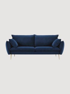 Fluwelen bank Elio (3-zits)