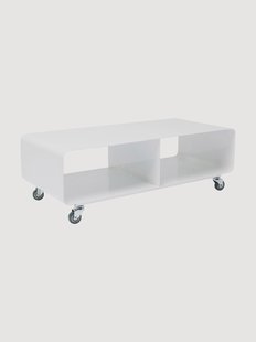 Metalen tv-meubel Lounge M met wielen