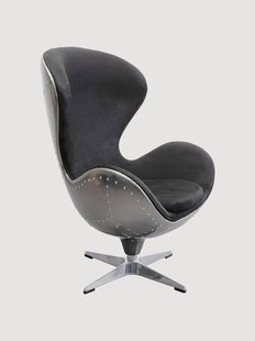 Draaibare fauteuil Lounge van kunstleer