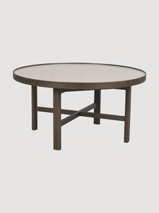 Ronde salontafel Marsden van eikenhout, &Oslash; 90 cm