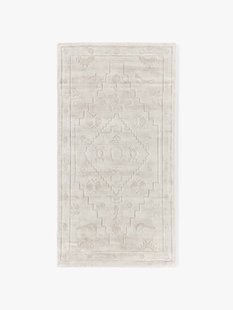 Handgeweven viscose vloerkleed Shaila