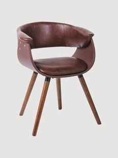 Kunstleren eetkamerstoel Monaco