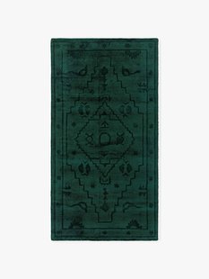 Handgeweven viscose vloerkleed Shaila