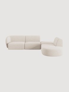 Modulaire chenille hoekbank Paolo (5-zits)