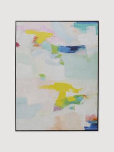 Handbeschilderd ingelijst canvasdoek Allegro