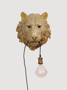 Handbeschilderde wandlamp Tiger