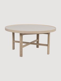 Ronde salontafel Marsden van eikenhout, &Oslash; 90 cm