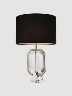 Handgemaakte kristallen tafellamp Emerald