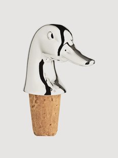 Verzilverde flessluiting Duck