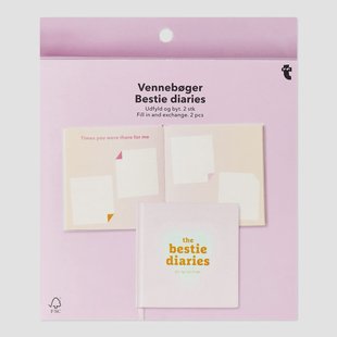 Set van bestie agenda's - 2 stuks