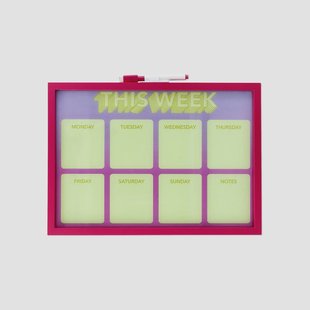 Weekplanner bord met marker