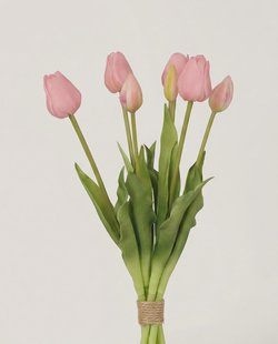 Bos premium kunsttulpen Olivia - Licht Roze