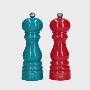 Peugeot - Paris Peper- en Zoutmolen set 18 cm Pacific Blauw en Passion Rood
