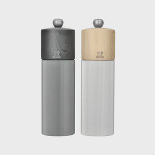 Peugeot - Line Peper- en Zoutmolen set 18 cm Carbon en Aluminium