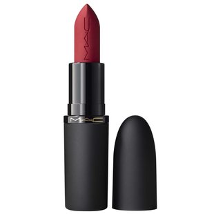 MAC Powder Kiss Hazy Matte Lipstick Ruby New