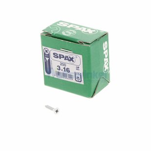 Spaanpl schr vz pk 3.0x16 poz (200) spax