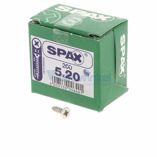 Spaanpl schr vz pk 5.0x20 poz (200) spax