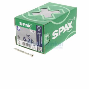 Spaanpl schr vz pk 5.0x70 poz (100) spax