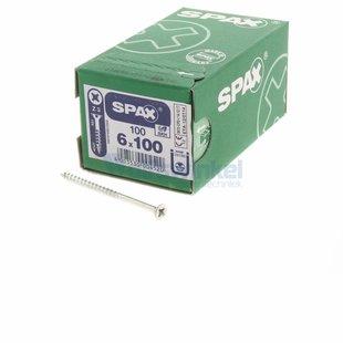 Spaanpl schr vz pk 6.0x100 poz(100) spax