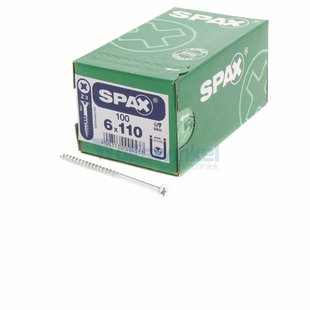 Spaanpl schr vz pk 6.0x110 poz(100) spax