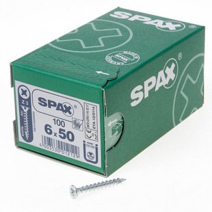 Spaanpl schr vz pk 6.0x50 poz (100) spax