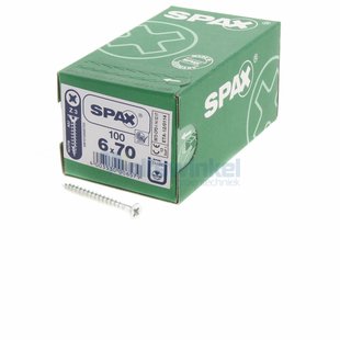 Spaanpl schr vz pk 6.0x70 poz (100) spax