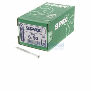 Spaanpl schr vz pk 6.0x90 poz (100) spax