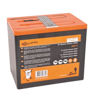 Gallagher Powerpack Alkaline batterij 9V (160Ah) - Voor grote afrasteringen